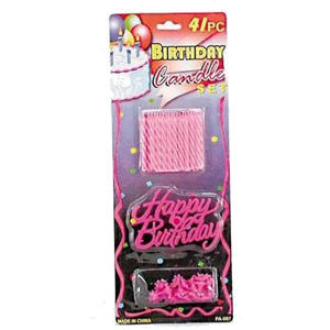 Happy Birthday Candle Set