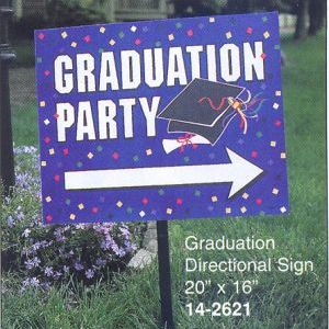 Graduation Party Yard Sign
