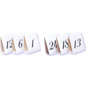 Table Numbers (13-24)