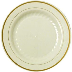 Masterpiece China-Like 9-inch Plates, Ivory
