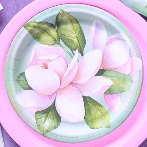 Spring Magnolia 7-inch Plates