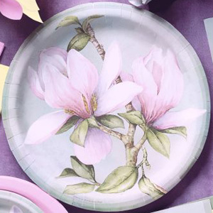 Spring Magnolia 10-inch Plates