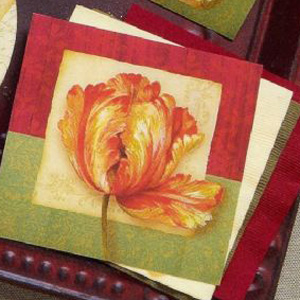 Bella Donna 3-Ply Beverage Napkins