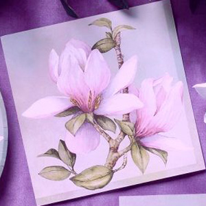 Spring Magnolia 3-Ply Dinner Napkins