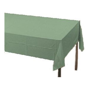 Plastic Banquet Table Cover, Sage Green