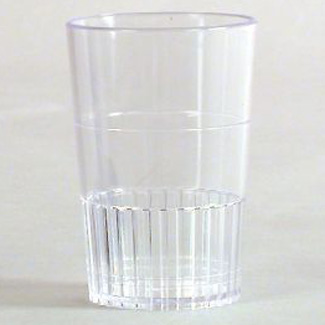 Crystal Cut Plastic Shot Glasses