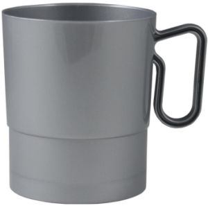 Newbury Coffee Mugs, Silver