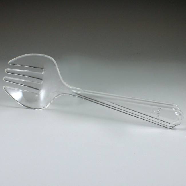 Plastic Serving Fork 10inch Clear Serving Utensils