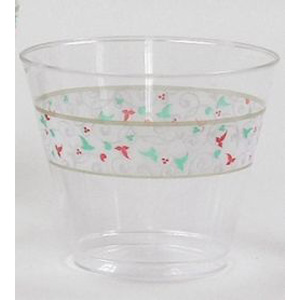 Festive 9 oz Plastic Tumblers