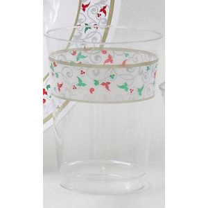 Festive 10 oz Plastic Tumblers