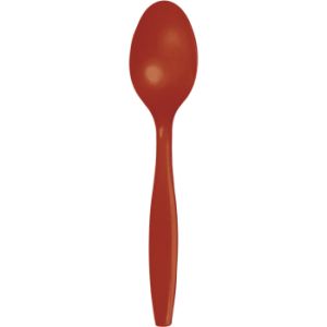 Heavy Duty Plastic Spoons, Brick