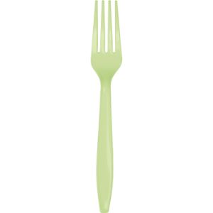 Heavy Duty Plastic Forks, Pistachio