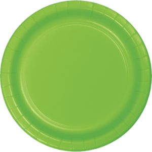 Heavy Duty 9-inch Paper Plates, Fresh Lime