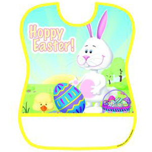 Easter Bunny Plastic Baby Bib