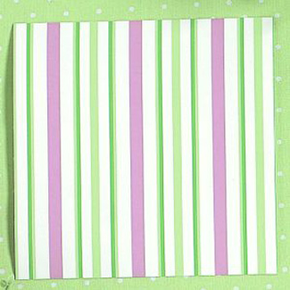 Deco Better than Linen Beverage Napkins, Pink/Green