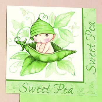 Sweet Pea 3-Ply Lunch Napkins