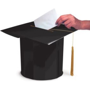 Mortarboard Card Collection Box