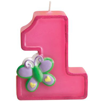Fun at One Girl Molded Candle