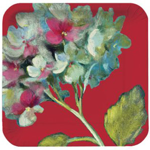 Painted Hydrangeas 7-inch Plates