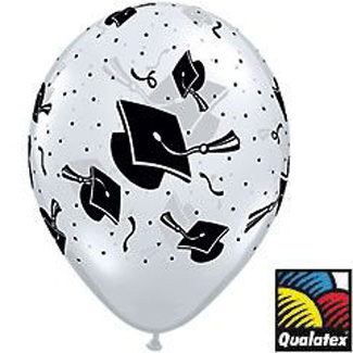 Graduation Hats Qualatex Balloons