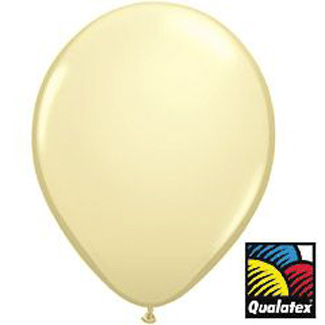 5-inch Qualatex Balloons, Ivory Silk