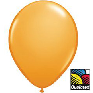 11-inch Qualatex Balloons, Standard Orange