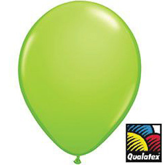 11-inch Qualatex Balloons, Fashion Lime Green