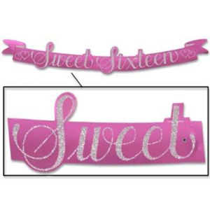 Sweet Sixteen Streamer