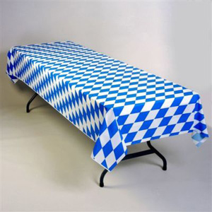 Bavarian Blue Banquet Table Cover 100' Roll