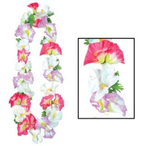 Silk n Petals Morning Glory Lei
