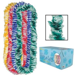 Floral Color Aloha Poly Leis