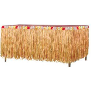 Grass Table Skirting, Natural