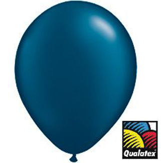 11-inch Qualatex Balloons, Midnight Blue Pearl