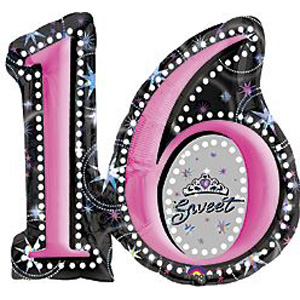 Sweet Sixteen Foil Balloon