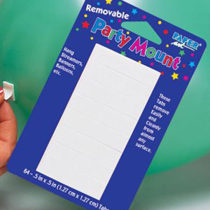 Party Mount Removable 2-sided Tape