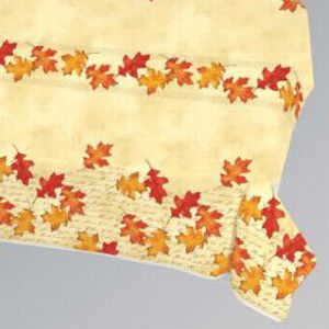 Harvest Hues Better than Linen Banquet Table Cover