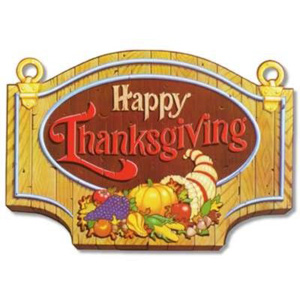 Happy Thanksgiving Sign