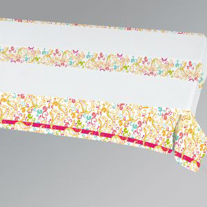 Spring Scrolls Better than Linen Banquet Table Cover