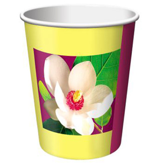 Island Flowers 9 oz Hot/Cold Cups