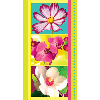 Island Flowers 3-Ply Guest Towels