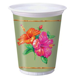 Tahiti Tropics 16oz Plastic Cups