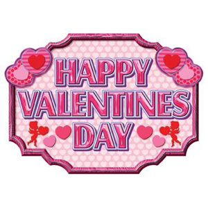 Happy Valentine's Day Sign