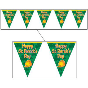 Happy St. Patrick's Day Pennant Banner