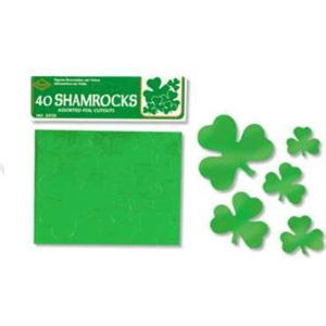 Foil Shamrock Cutouts