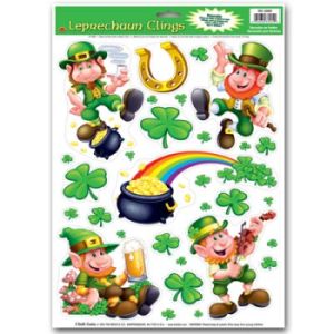 Leprechaun Clings Sheet