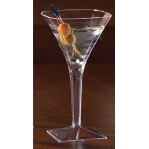 Squares 8 oz Martini Glasses