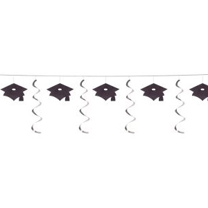 Dizzly Dangler 12-foot Mortarboard Garland