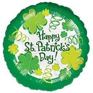 Happy St. Patrick's Day Foil Balloon