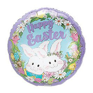 Bouncing Bunnies Foil Balloon