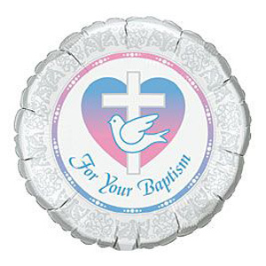 For Your Baptism Foil Balloon
